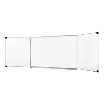 Tableau triptyque  blanc 1,5 x 1,2 m cadre aluminium
